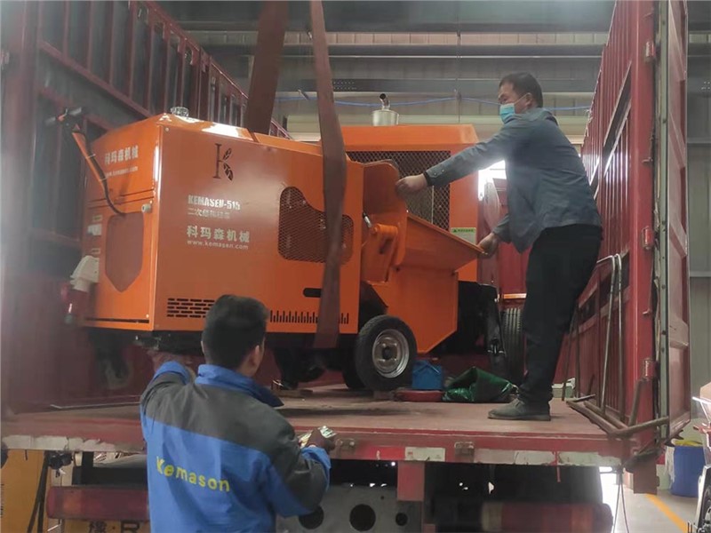 科瑪森50柴油細石泵-二次結(jié)構(gòu)泵發(fā)貨河南平頂山，疫情期間照常發(fā)貨