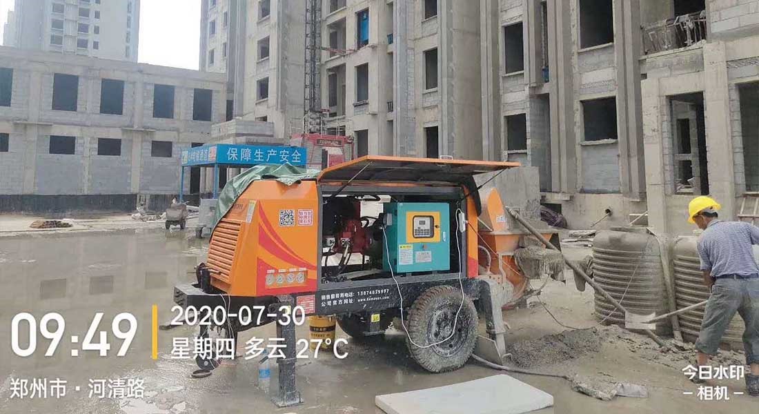 40榮耀高壓細石泵K3T-150H再次征戰(zhàn)河南鄭州