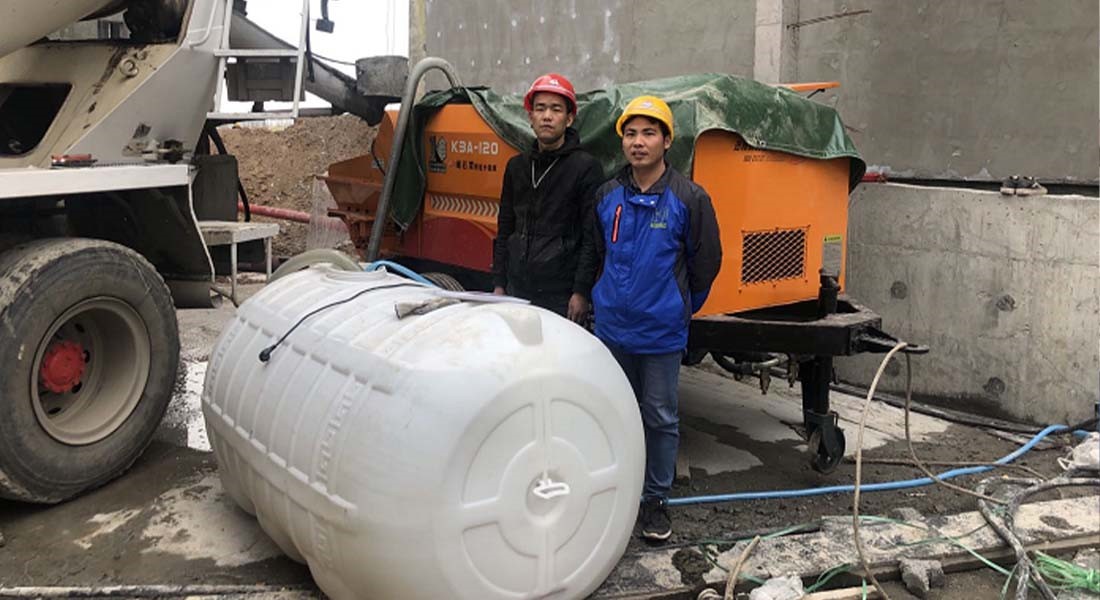 科瑪森K3A-120H助力河北建設(shè)集團西安工程施工